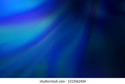 Dark BLUE vector abstract bright pattern. An elegant bright illustration with gradient. Blurred design for your web site.