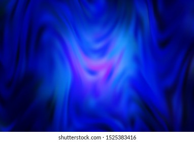 Dark BLUE vector abstract bright pattern. Modern abstract illustration with gradient. Blurred design for your web site.