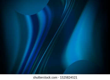 Dark BLUE vector abstract bright pattern. Glitter abstract illustration with gradient design. New way of your design.