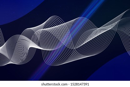 Dark BLUE vector abstract bright texture. Glitter abstract illustration with gradient design. New design for your business.