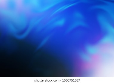 Dark BLUE vector abstract bright pattern. Glitter abstract illustration with gradient design. New style for your business design.