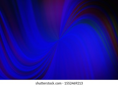 Dark BLUE vector abstract bright pattern. New colored illustration in blur style with gradient. New style for your business design.