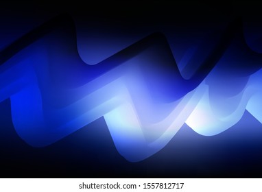 Dark BLUE vector abstract bright pattern. An elegant bright illustration with gradient. Background for a cell phone.