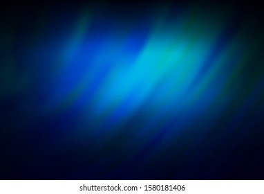Dark BLUE vector abstract bright template. Glitter abstract illustration with gradient design. New way of your design.