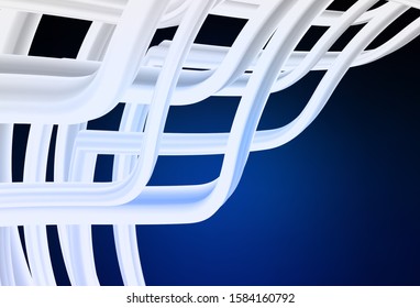 Dark BLUE vector abstract bright template. New colored illustration in blur style with gradient. New way of your design.