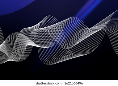 Dark BLUE vector abstract bright texture. Modern abstract illustration with gradient. New style for your business design.