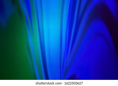 Dark BLUE vector abstract bright template. Glitter abstract illustration with gradient design. Completely new design for your business.