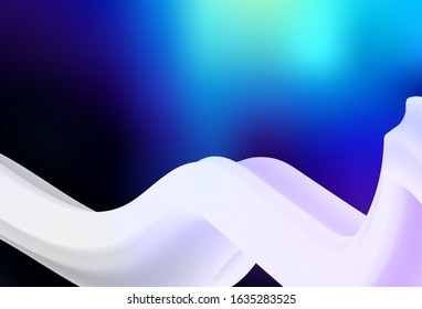 Dark BLUE vector abstract bright template. Colorful abstract illustration with gradient. Completely new design for your business.