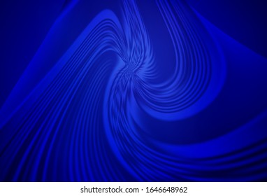 Patrón de brillo abstracto del vector azul oscuro. Ilustración abstracta brillante con diseño degradado. Nuevo estilo para el diseño de su negocio.
