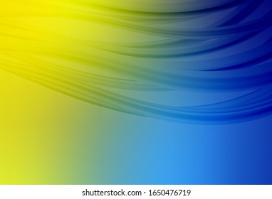 Plantilla de brillo abstracto de vector azul oscuro. Una ilustración de color completamente nueva en un estilo borroso. Fondo para un teléfono móvil.