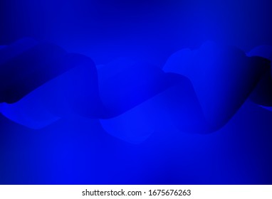 Plantilla de brillo abstracto de vector azul oscuro. Una elegante ilustración brillante con gradiente. Fondo para los diseños.
