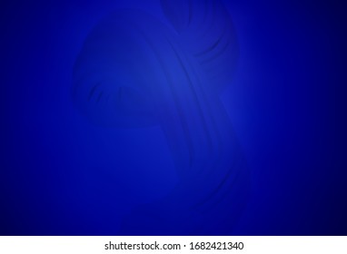 Dark BLUE vector abstract bright pattern. Glitter abstract illustration with gradient design. New way of your design.
