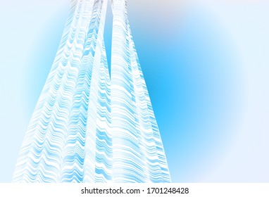 Dark BLUE vector abstract bright pattern. Abstract colorful illustration with gradient. Blurred design for your web site.
