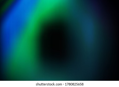 Dark BLUE vector abstract bright texture. New colored illustration in blur style with gradient. New style design for your brand book.