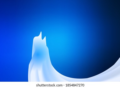 Dark BLUE vector abstract bright template. Colorful abstract illustration with gradient. New style design for your brand book.