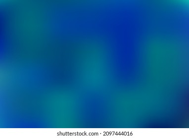 Dunkler BLAU, Vektorgrafik, abstrakter heller Hintergrund. Farbige Illustration im unscharfen Stil mit Farbverlauf. Elegantes Cover für ein Markenbuch.
