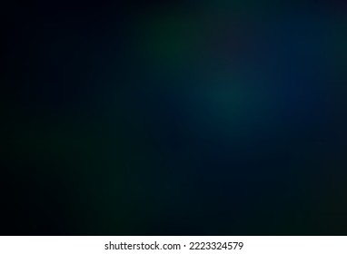Plantilla brillante abstracta de vector azul oscuro. Ilustración colorida en estilo abstracto con gradiente. Mejor diseño borroso para su negocio.