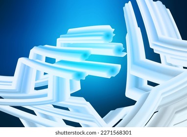 Dark BLUE vector abstract bright pattern. Shining colorful illustration in smart style. New design for your business.