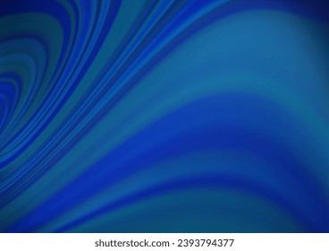 Dark BLUE vector abstract bright template. Glitter abstract illustration with an elegant design. The blurred design can be used for your web site.