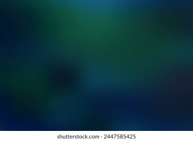 Dark BLUE vector abstract bright background. Colorful illustration in blurry style with gradient. Best blurred design for your business.