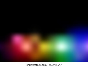 DARK BLUE vector abstract bright pattern. Creative illustration in halftone style with gradient. Brand-new style for your business design.