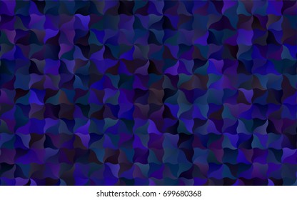 Dark BLUE vector abstract cambered background. blurred geometric sample with gradient.  The completely new template can be used for your brand book.