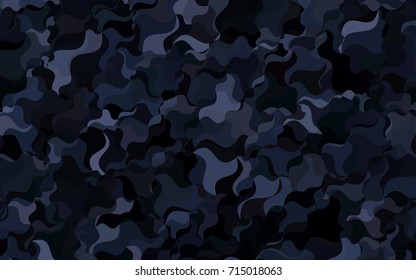 Dark BLUE vector abstract cambered background. Brand-new colored illustration in blurry style with gradient. The textured pattern can be used for background.
