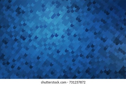 Dark BLUE vector abstract cambered background. Shining crooked illustration in a brand-new style. The template can be used as a background for cell phones.