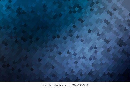 Dark BLUE vector abstract cambered pattern. A completely new color illustration in a vague style. The polygonal design can be used for your web site.