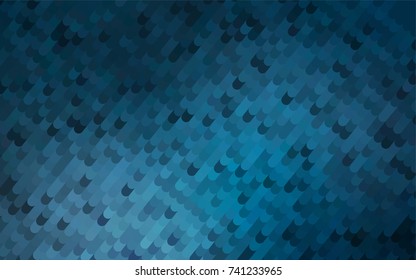 Dark BLUE vector abstract cambered template. An elegant bright illustration with gradient. The textured pattern can be used for background.