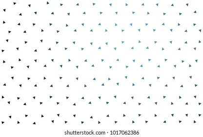 DARK BLUE vector abstract colorful background, which consist of triangles. Pattern with colored triangles on white background.