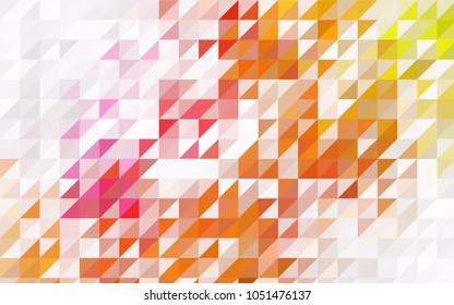 Dark BLUE vector abstract colorful background, which consist of triangles. Pattern with colored triangles on white background.