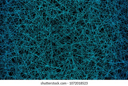 Dark BLUE vector abstract colorful background, which consist of triangles. Pattern with colored triangles on white background.