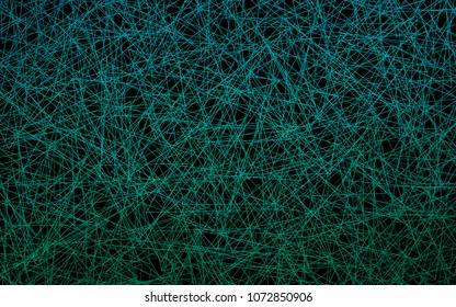 Dark BLUE vector abstract colorful background, which consist of triangles. Pattern with colored triangles on white background.