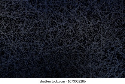 Dark BLUE vector abstract colorful background, which consist of triangles. Pattern with colored triangles on white background.