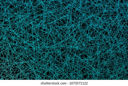 Dark BLUE vector abstract colorful background, which consist of triangles. Pattern with colored triangles on white background.