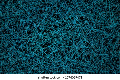 Dark BLUE vector abstract colorful background, which consist of triangles. Pattern with colored triangles on white background.