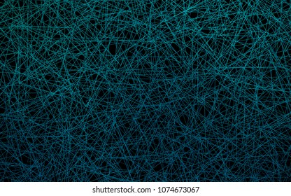 Dark BLUE vector abstract colorful background, which consist of triangles. Pattern with colored triangles on white background.