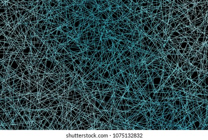 Dark BLUE vector abstract colorful background, which consist of triangles. Pattern with colored triangles on white background.