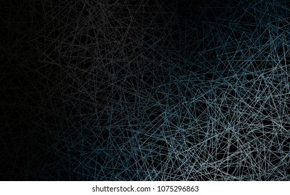 Dark BLUE vector abstract colorful background, which consist of triangles. Pattern with colored triangles on white background.