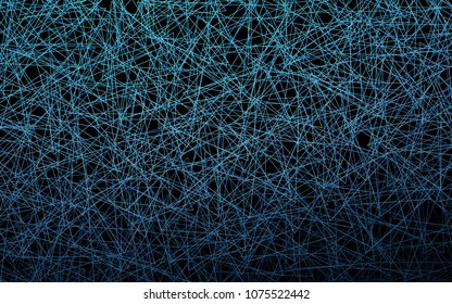 Dark BLUE vector abstract colorful background, which consist of triangles. Pattern with colored triangles on white background.