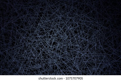 Dark BLUE vector abstract colorful background, which consist of triangles. Pattern with colored triangles on white background.
