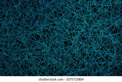 Dark BLUE vector abstract colorful background, which consist of triangles. Pattern with colored triangles on white background.