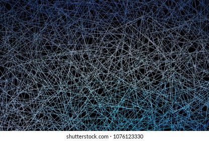 Dark BLUE vector abstract colorful background, which consist of triangles. Pattern with colored triangles on white background.