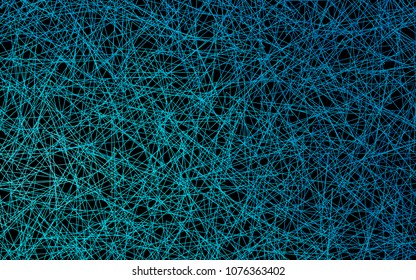 Dark BLUE vector abstract colorful background, which consist of triangles. Pattern with colored triangles on white background.