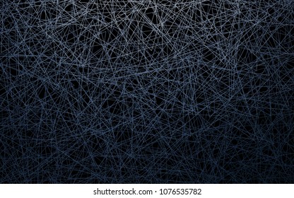 Dark BLUE vector abstract colorful background, which consist of triangles. Pattern with colored triangles on white background.