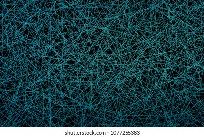 Dark BLUE vector abstract colorful background, which consist of triangles. Pattern with colored triangles on white background.