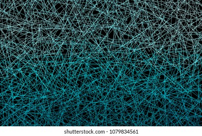 Dark BLUE vector abstract colorful background, which consist of triangles. Pattern with colored triangles on white background.