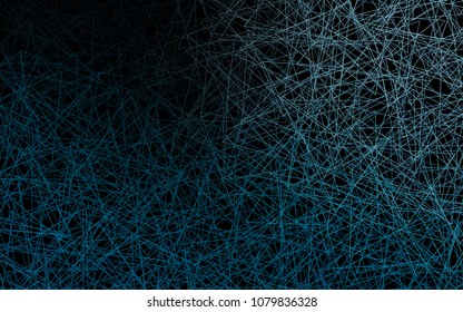 Dark BLUE vector abstract colorful background, which consist of triangles. Pattern with colored triangles on white background.