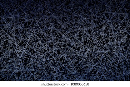 Dark BLUE vector abstract colorful background, which consist of triangles. Pattern with colored triangles on white background.